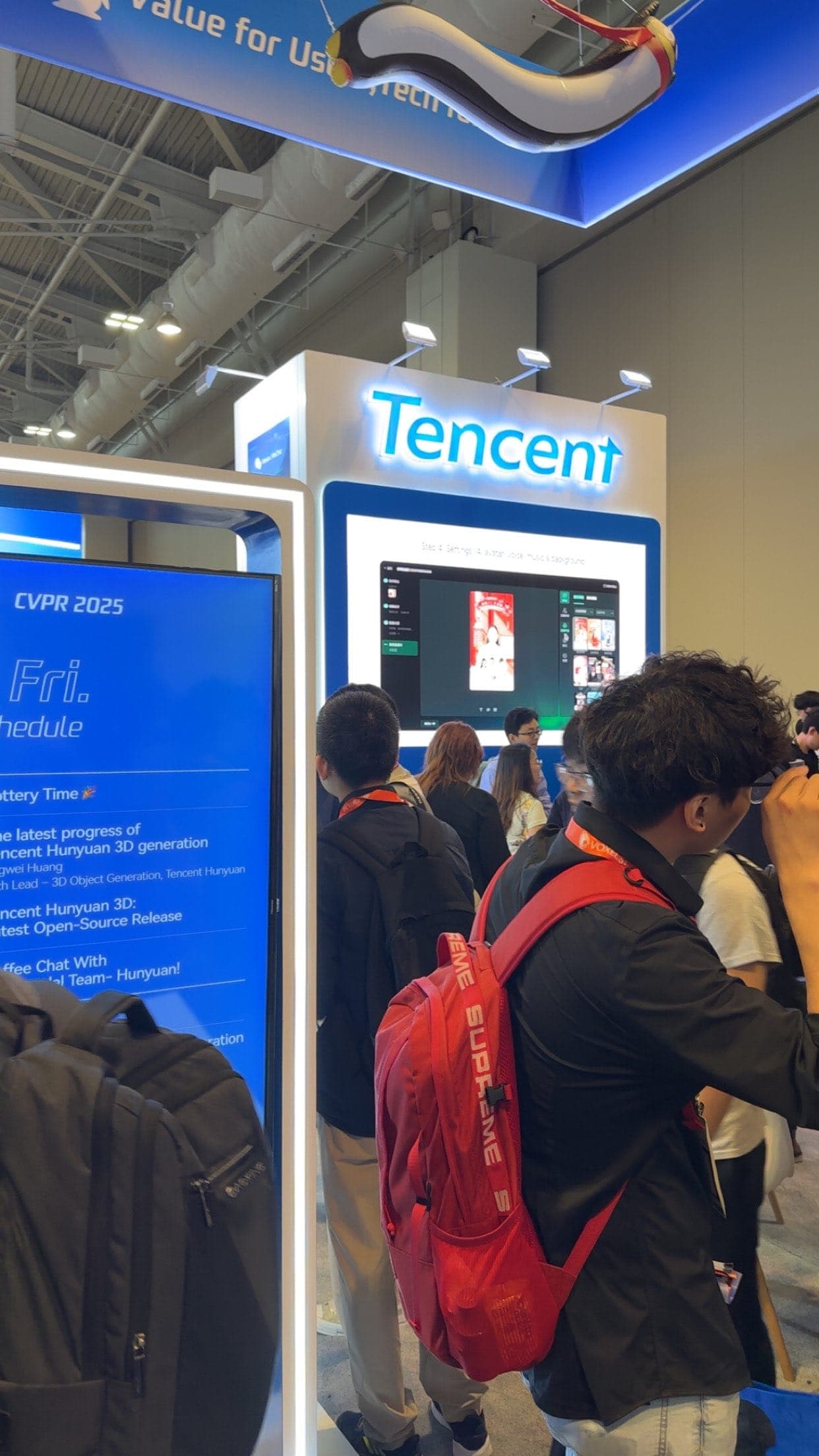 Tencent AI Lab booth at CVPR 2025